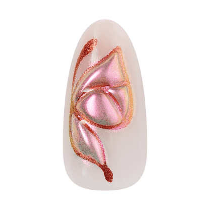 KISS LUXE Press On Glue Nails - Rose Knot