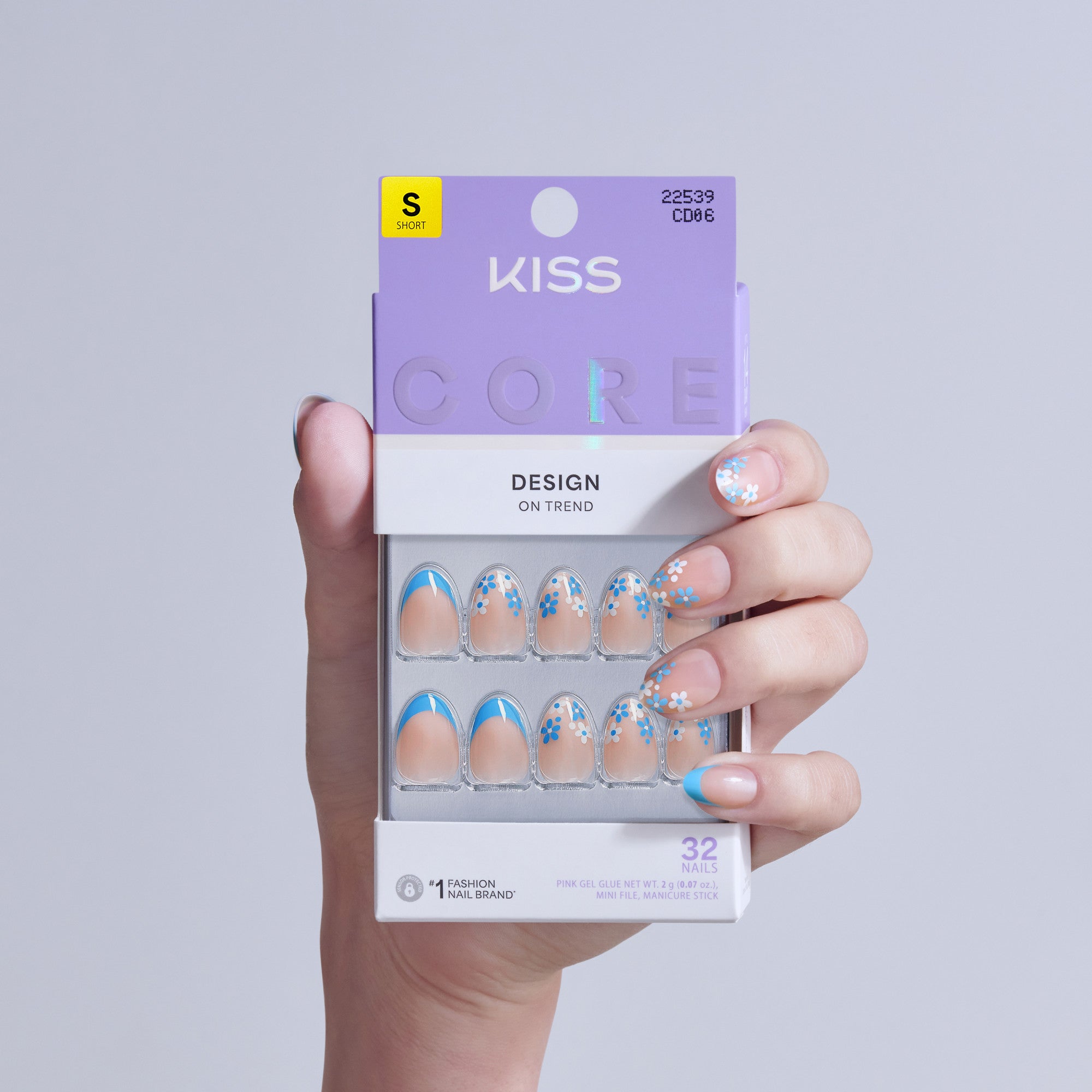 KISS CORE Design Press On Glue Nails - Tune