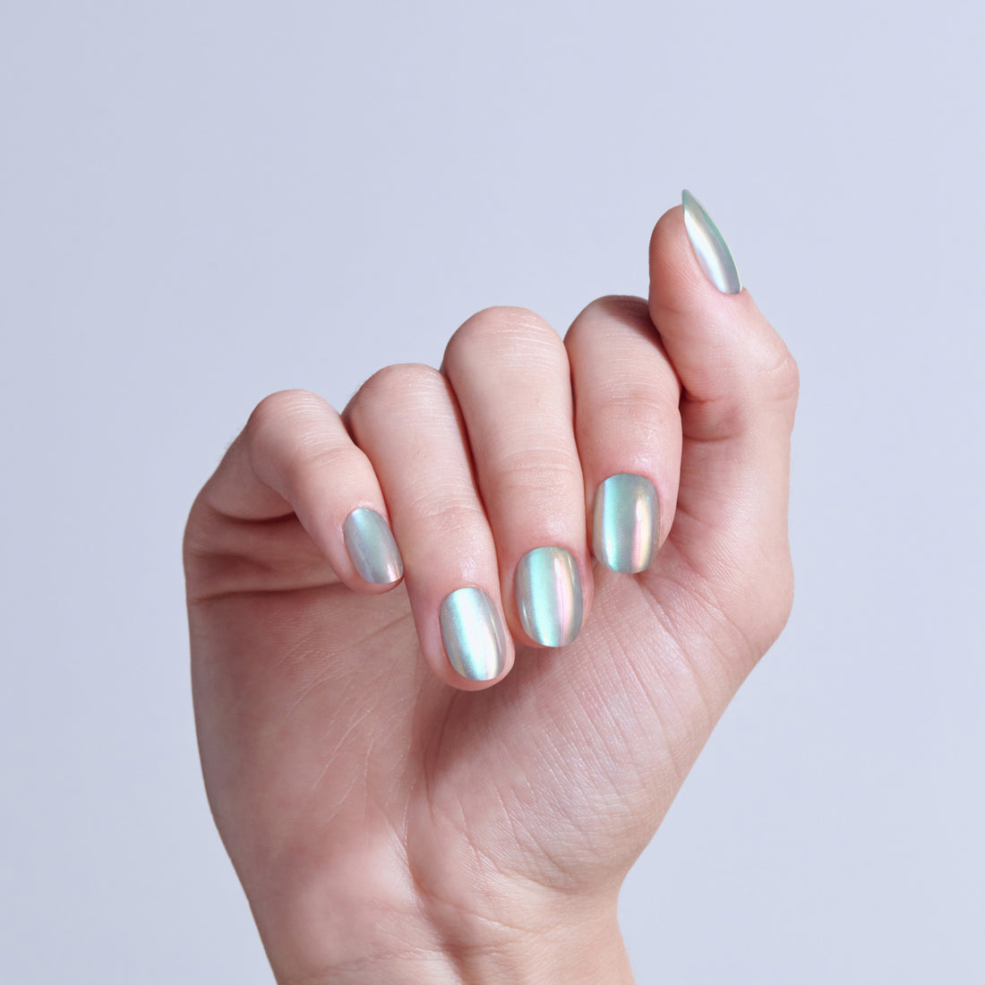 KISS GLAM Embellished Press On Glue Nails - Celestique