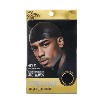 Power Wave Black Velvet Durag One size - Image 2