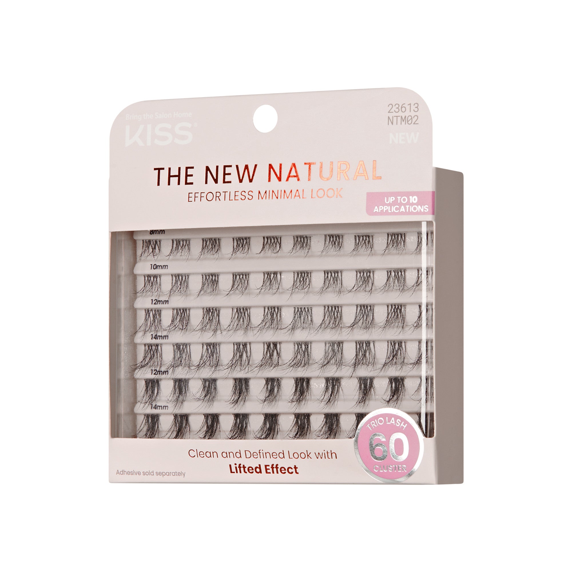 KISS The New Natural Trio Lashes, 60 Count - Nude Blazer – KISS USA