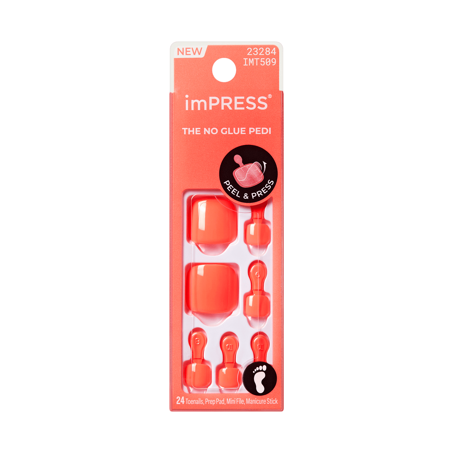 imPRESS Color Press On Pedicure - Pure Mood