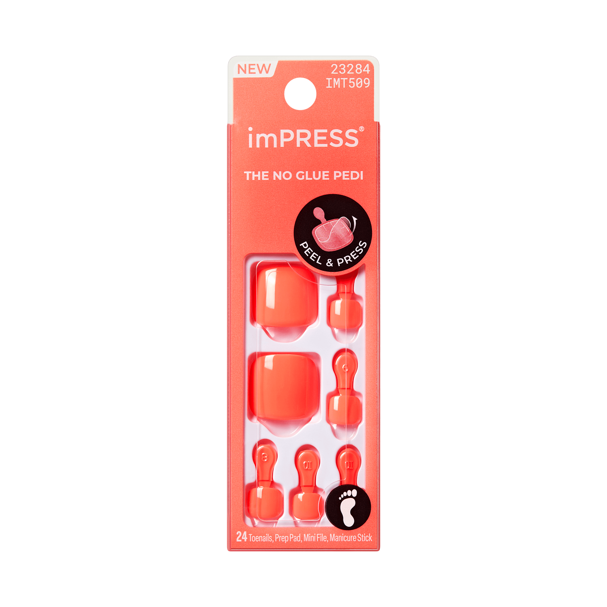 imPRESS Color Press On Pedicure - Pure Mood