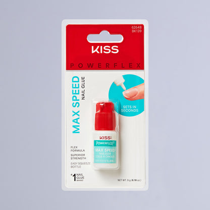 KISS PowerFlex Maximum Speed Nail Glue - 0.10 oz.