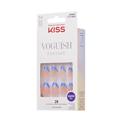 KISS Voguish Fantasy Press On Glue Nails - Back In Style