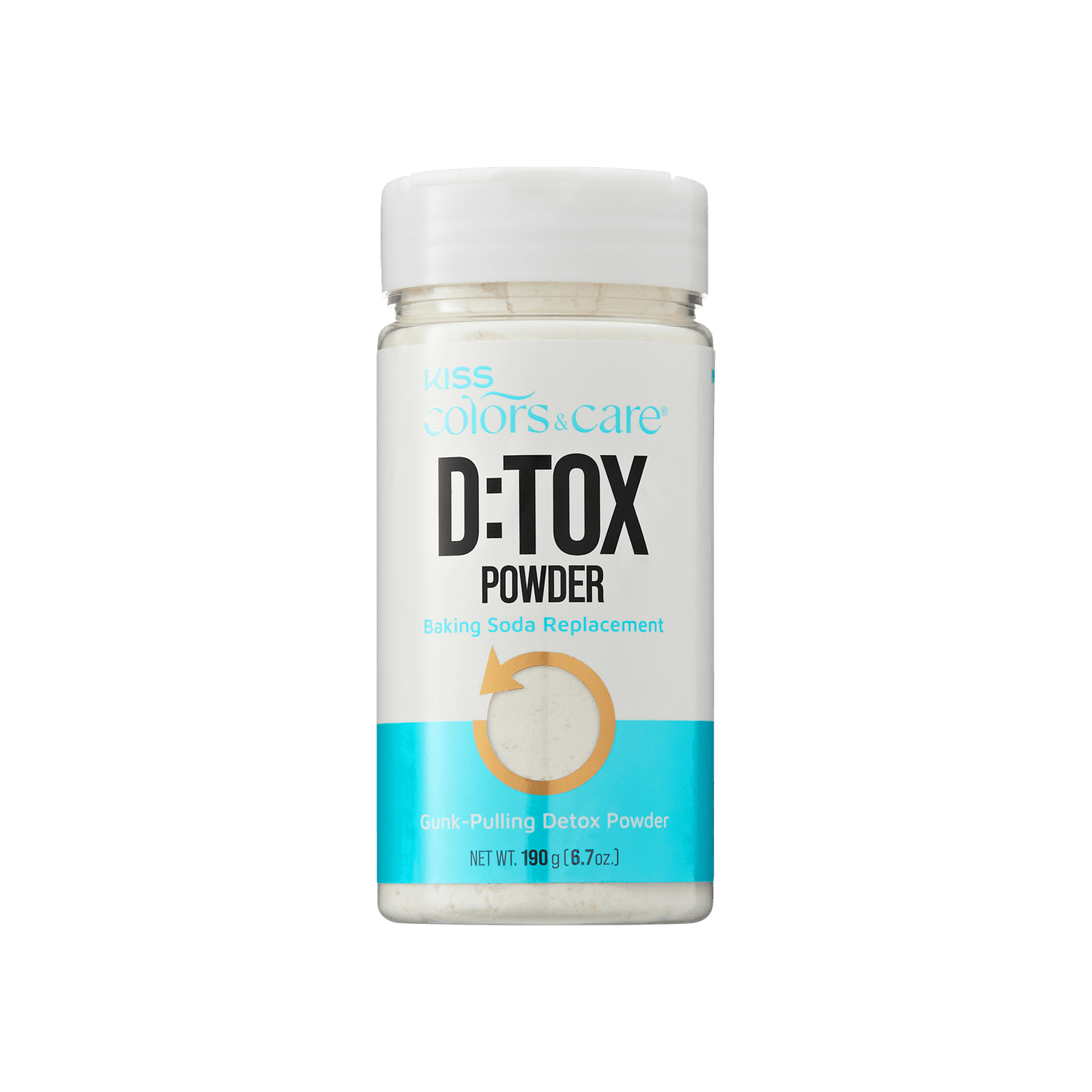 Bottle of Detox Powder with a transparent background