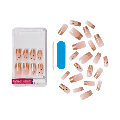KISS Masterpiece Press On Glue Nails - Stardust Hues