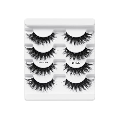 KISS Lash Couture Matte Black Multipack - Matte Lace