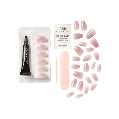 KISS Salon X-tend Color Press On Gel Nails - Change It
