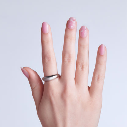 KISS LOVE Design Press On Glue Nails - Love Ever After