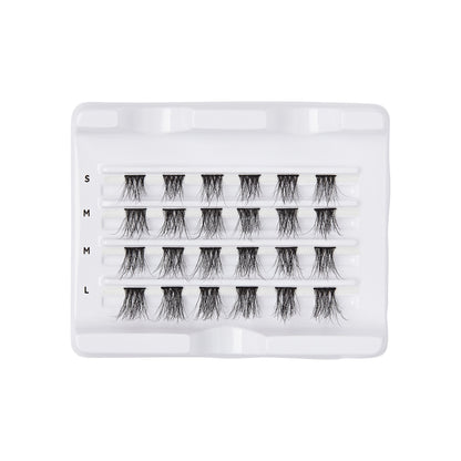 Faux Mink Wisps | 24 Wisps FALSCARA Multipack 3D Lash Extension Effect 12mm-16mm - Image 6