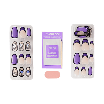 imPRESS Halloween Design Press On Nails - Party Startled