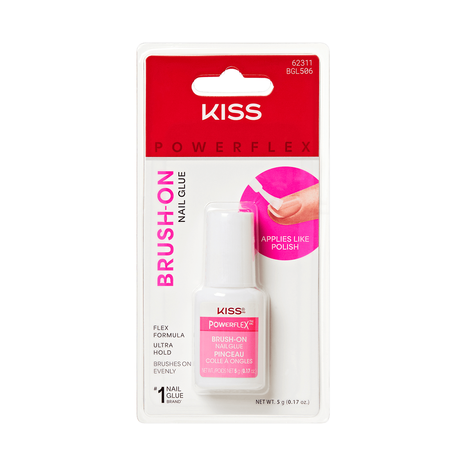 KISS PowerFlex Brush-On Nail Glue