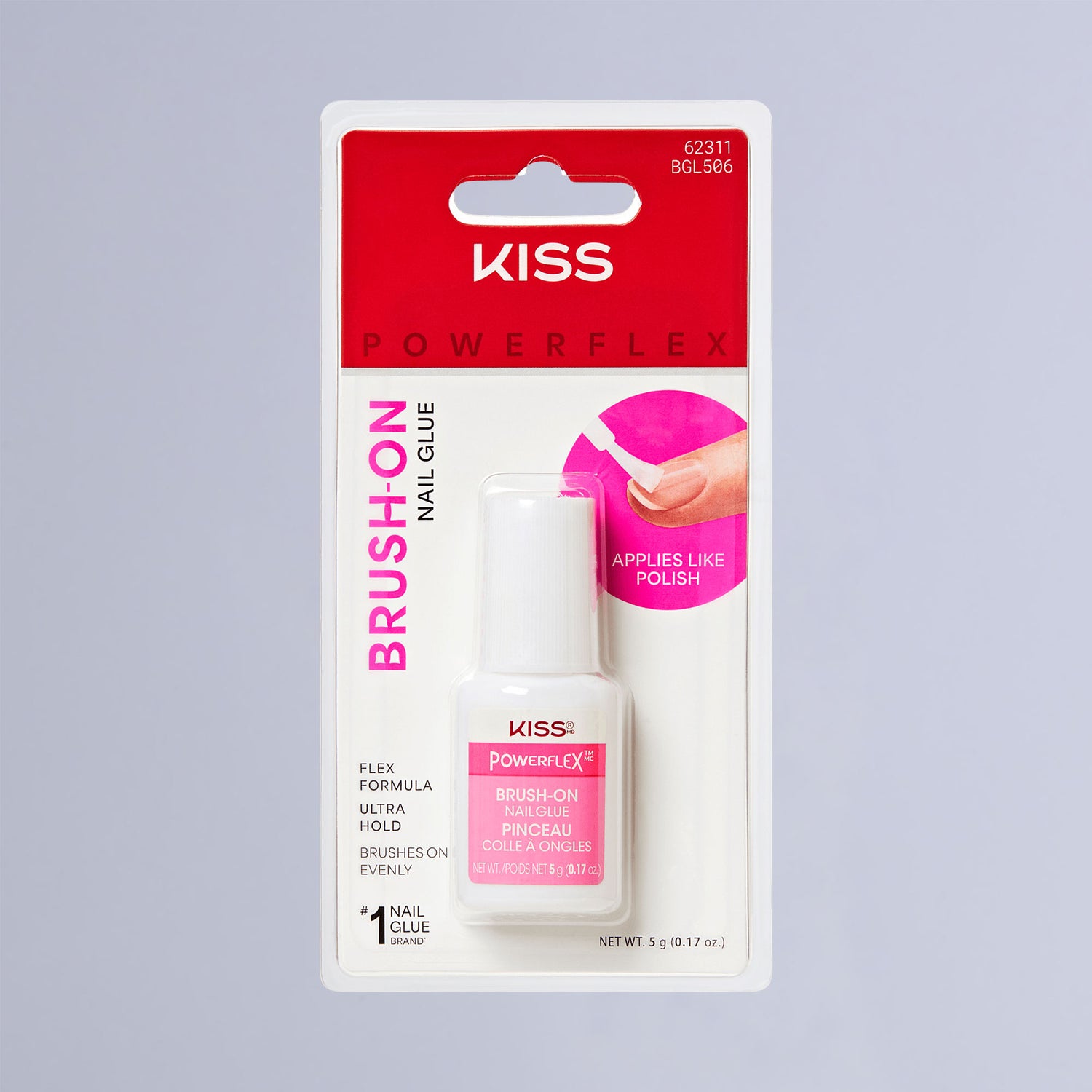 KISS PowerFlex Brush-On Nail Glue