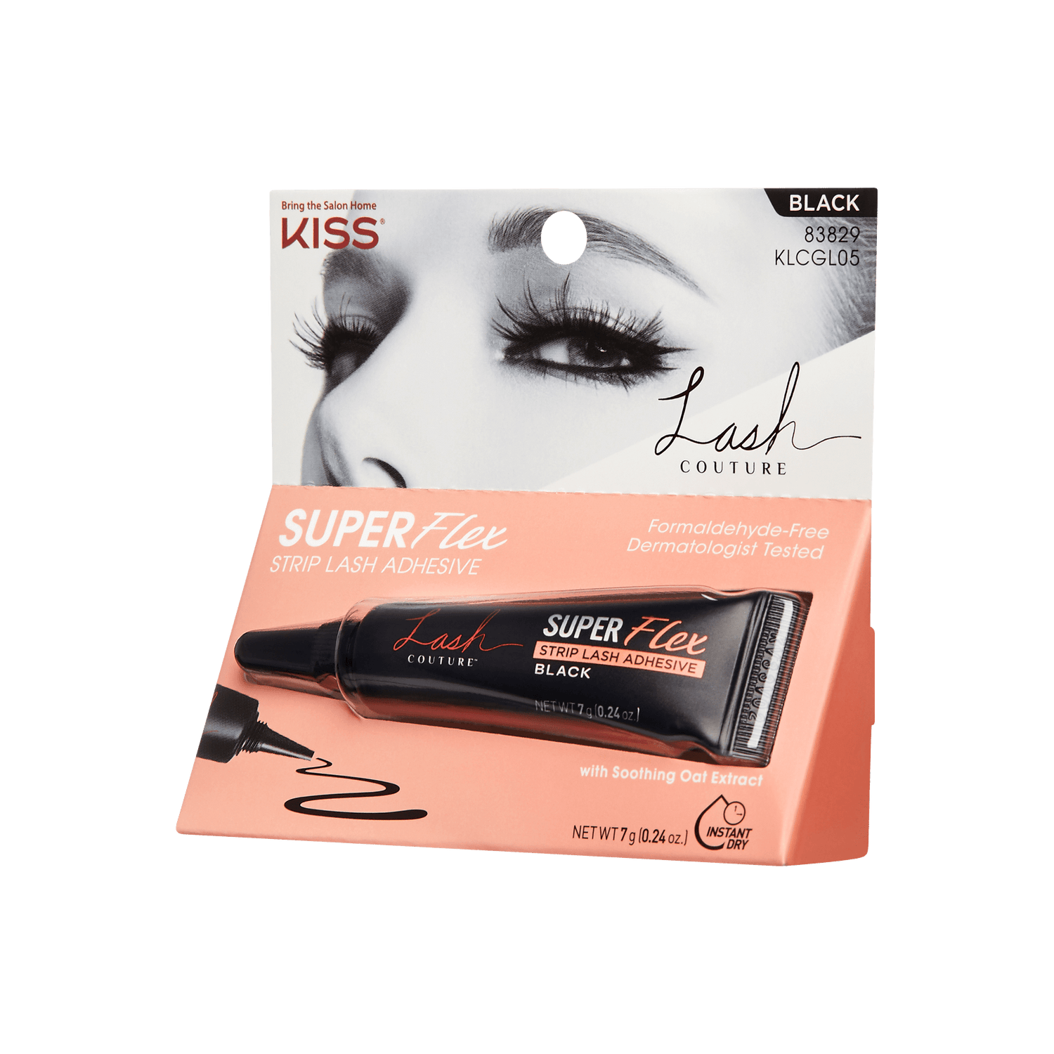 Lash Couture False Lash Adhesive, Oat Infused - Black | KISS USA