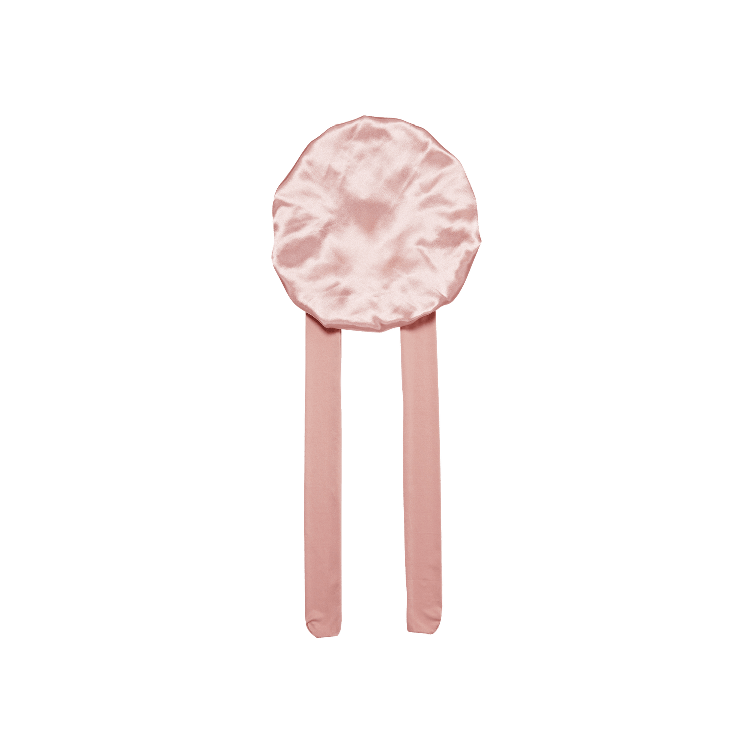 Pink hair clip with a round top on a transparent background