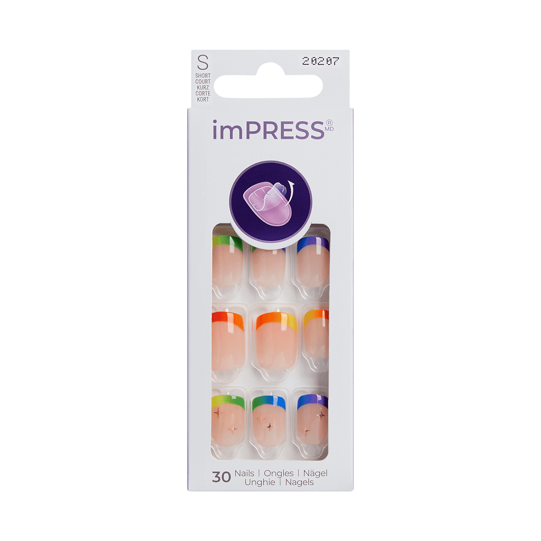 imPRESS Design Press On Nails - Sunset Low