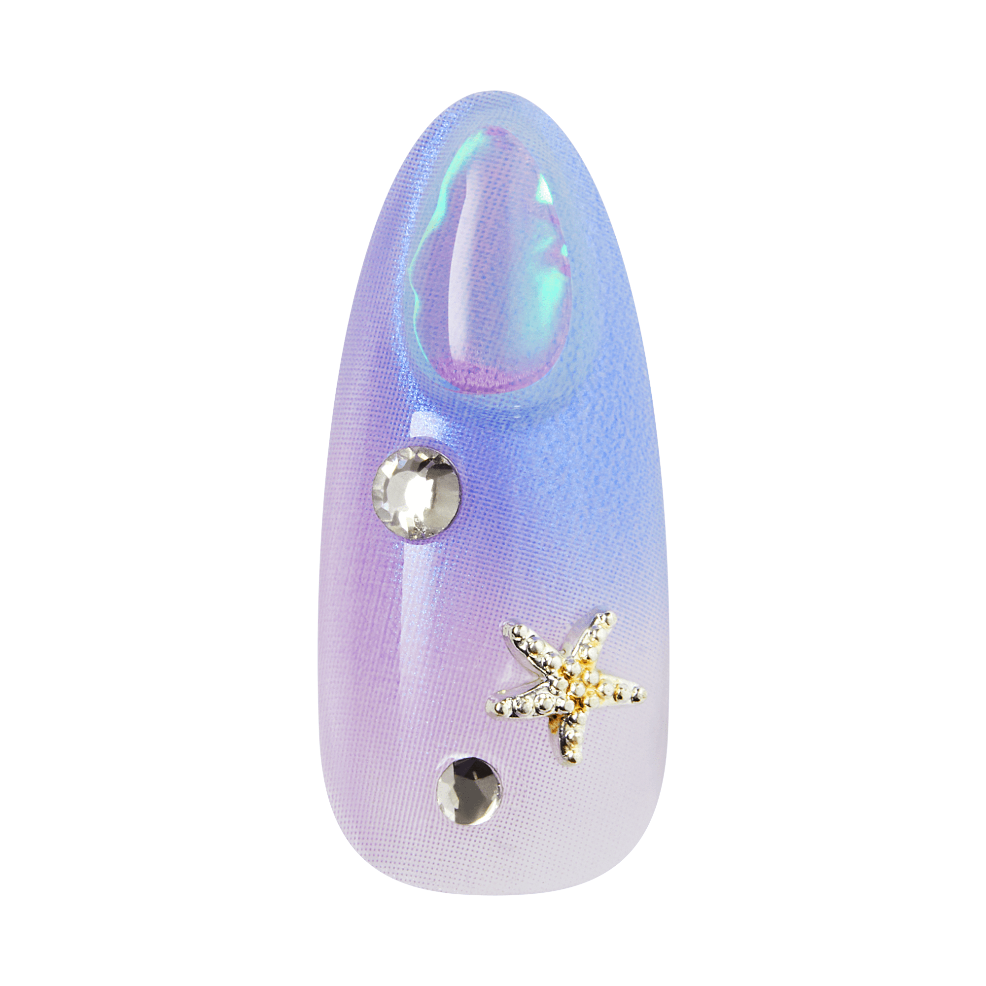 KISS LUXE Press On Glue Nails - Jasmine Skies