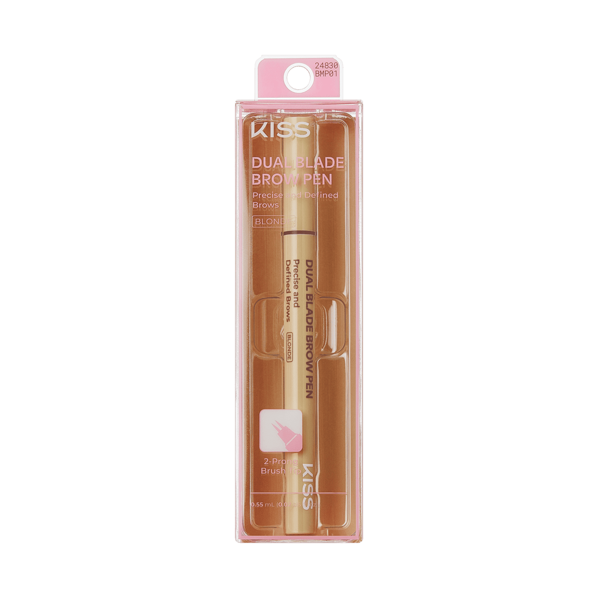 Kiss Dual Blade Brow Pen - Blonde | Smudge Free