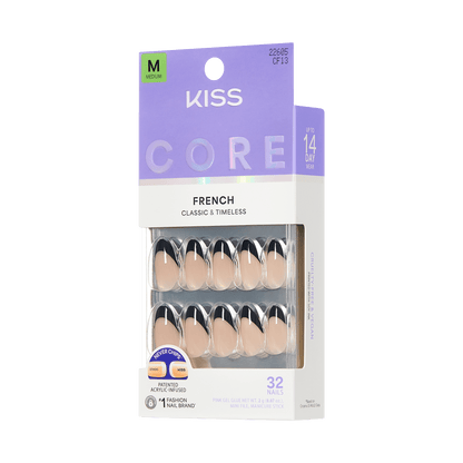 KISS CORE French Press On Glue Nails - Full of Fun