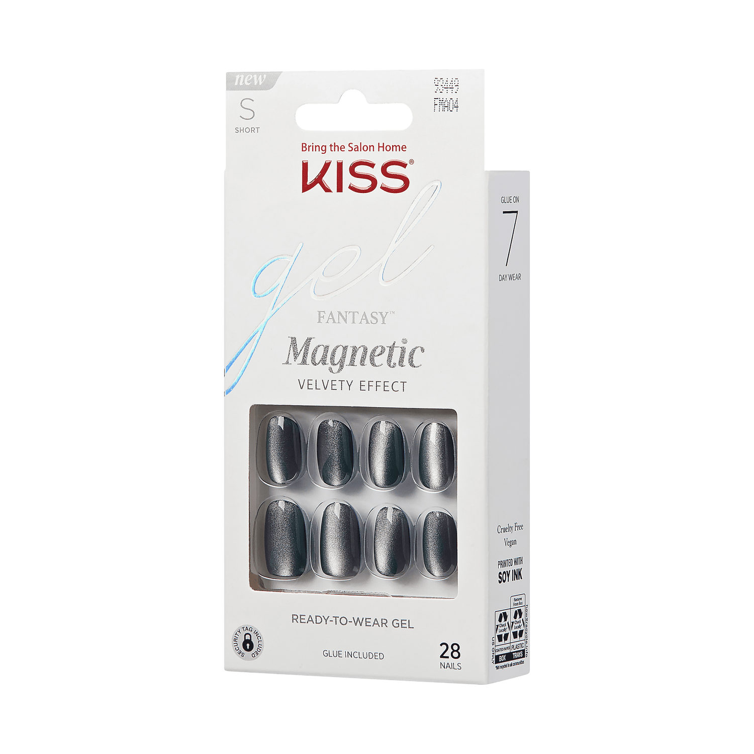 KISS Gel Fantasy Magnetic Press On Glue Nails - Dial Me