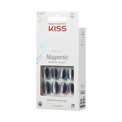 KISS Gel Fantasy Magnetic Press On Glue Nails - Dial Me