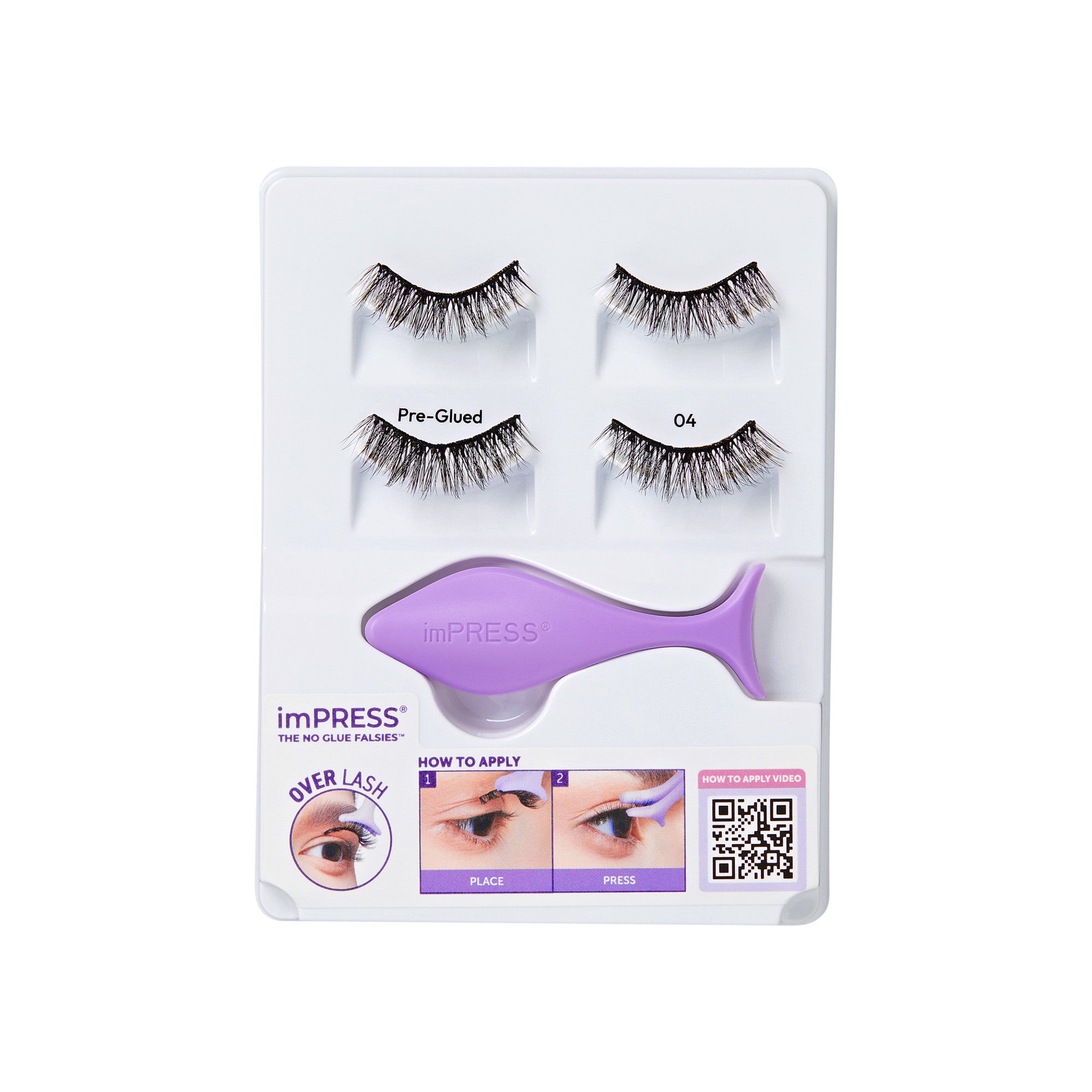 imPRESS Falsies Pre-Glued Strip Lashes Kit - Faux Mink Volume