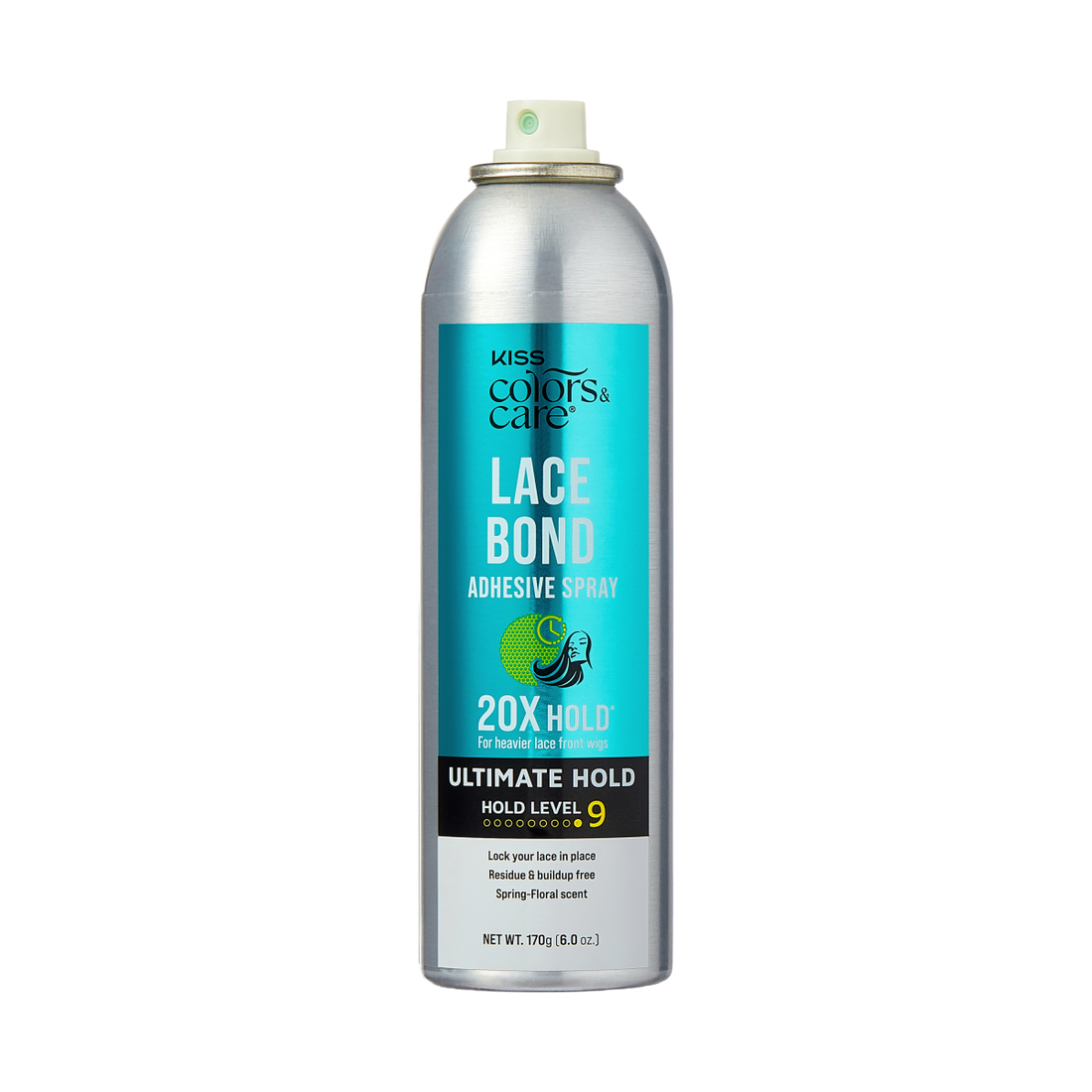 KISS Colors & Care Lace Bond Adhesive Spray Ultimate Hold, 6 oz.