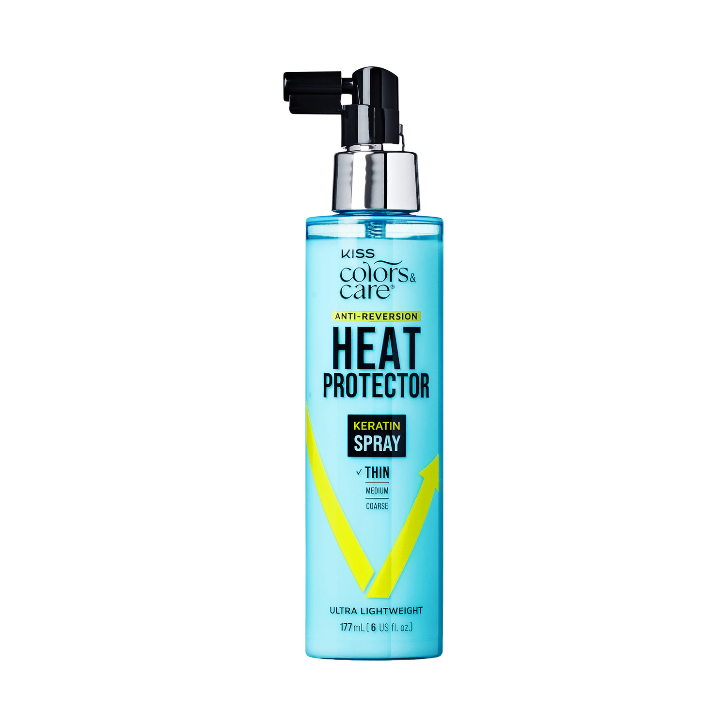 KISS Colors &amp; Care Anti-Reversion Heat Protector Keratin Spray