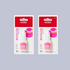 Two packages of Kiss Powerlink Brush-On Nail Glue on a gray background