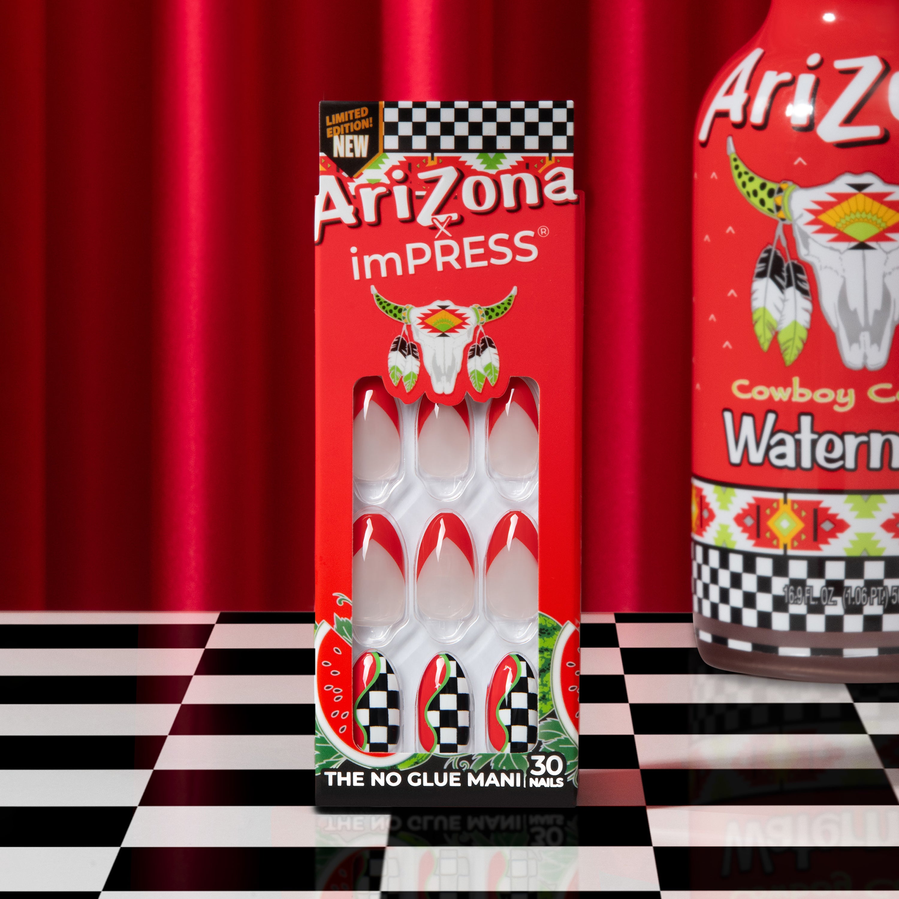 AriZona x imPRESS Design Press On Nails - Watermelon