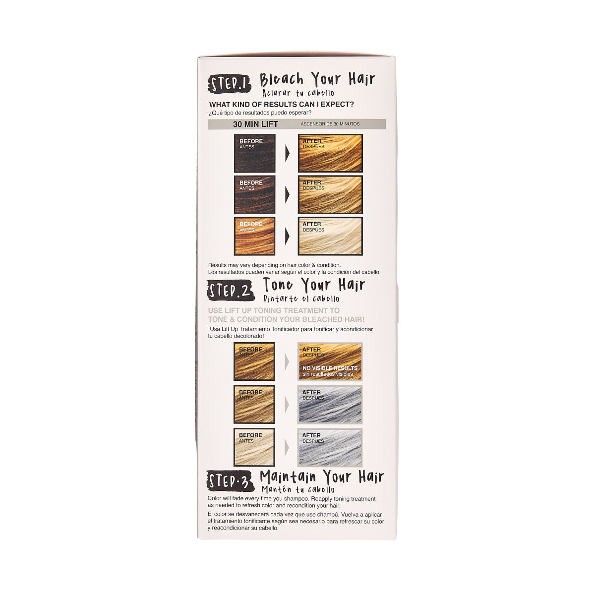 KISS LIFT UP COMPLETE BLEACH &amp; TONE KIT – ICE