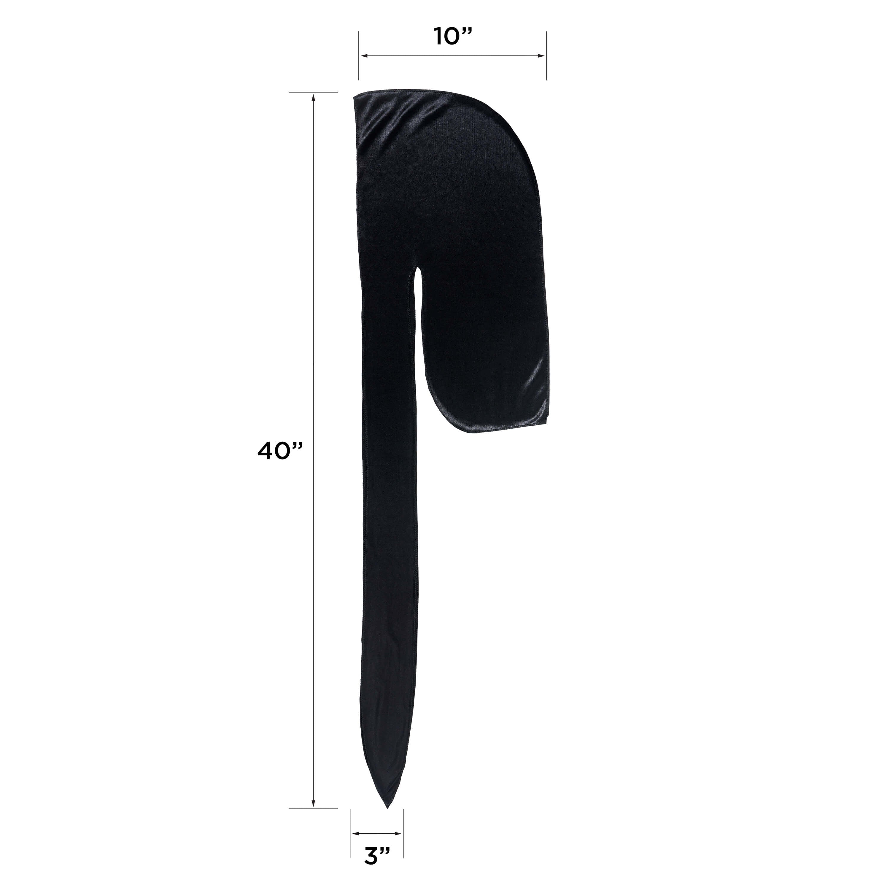 KISS Colors &amp; Care Power Wave Silky Satin Durag - Black