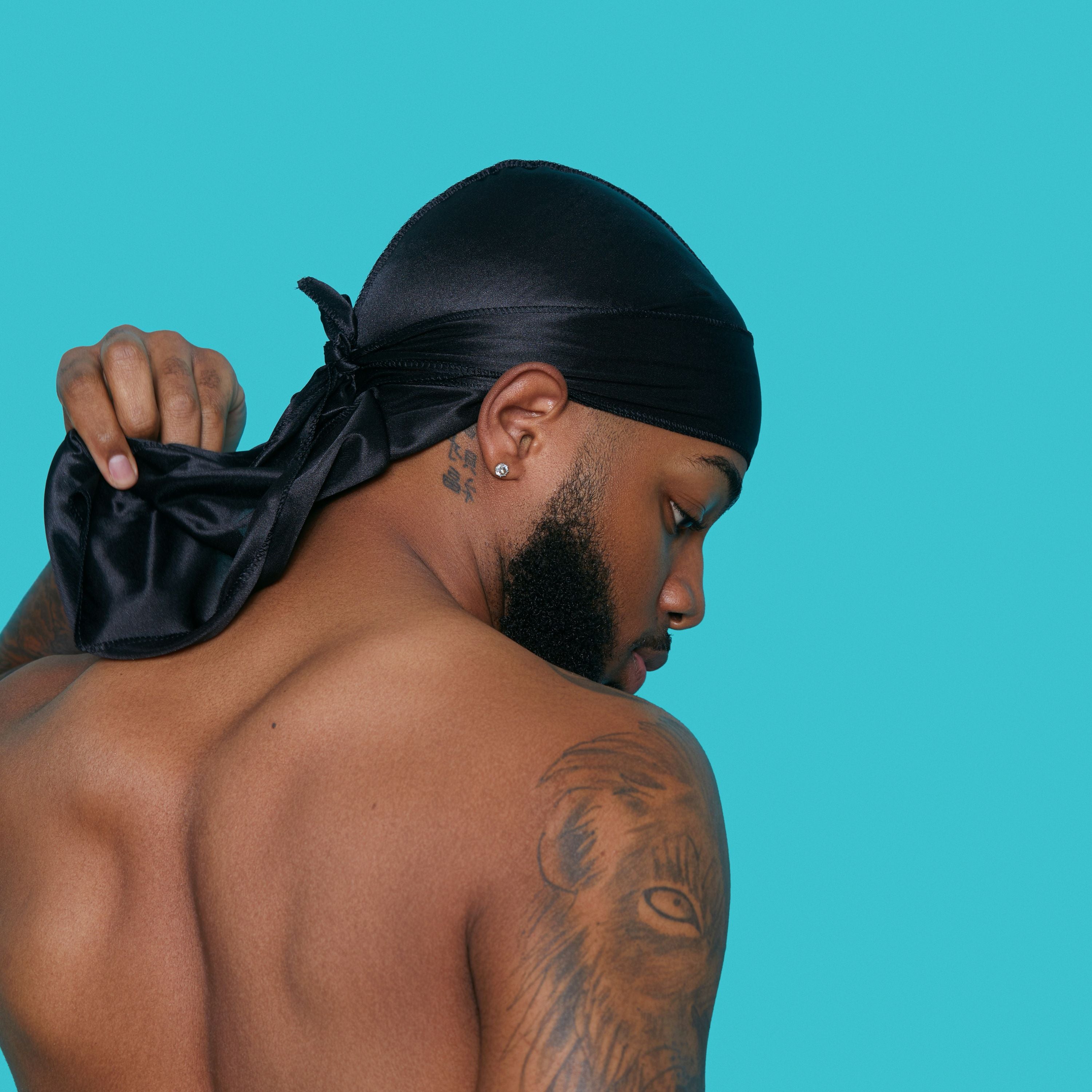 KISS Colors &amp; Care Power Wave Silky Satin Durag - Black