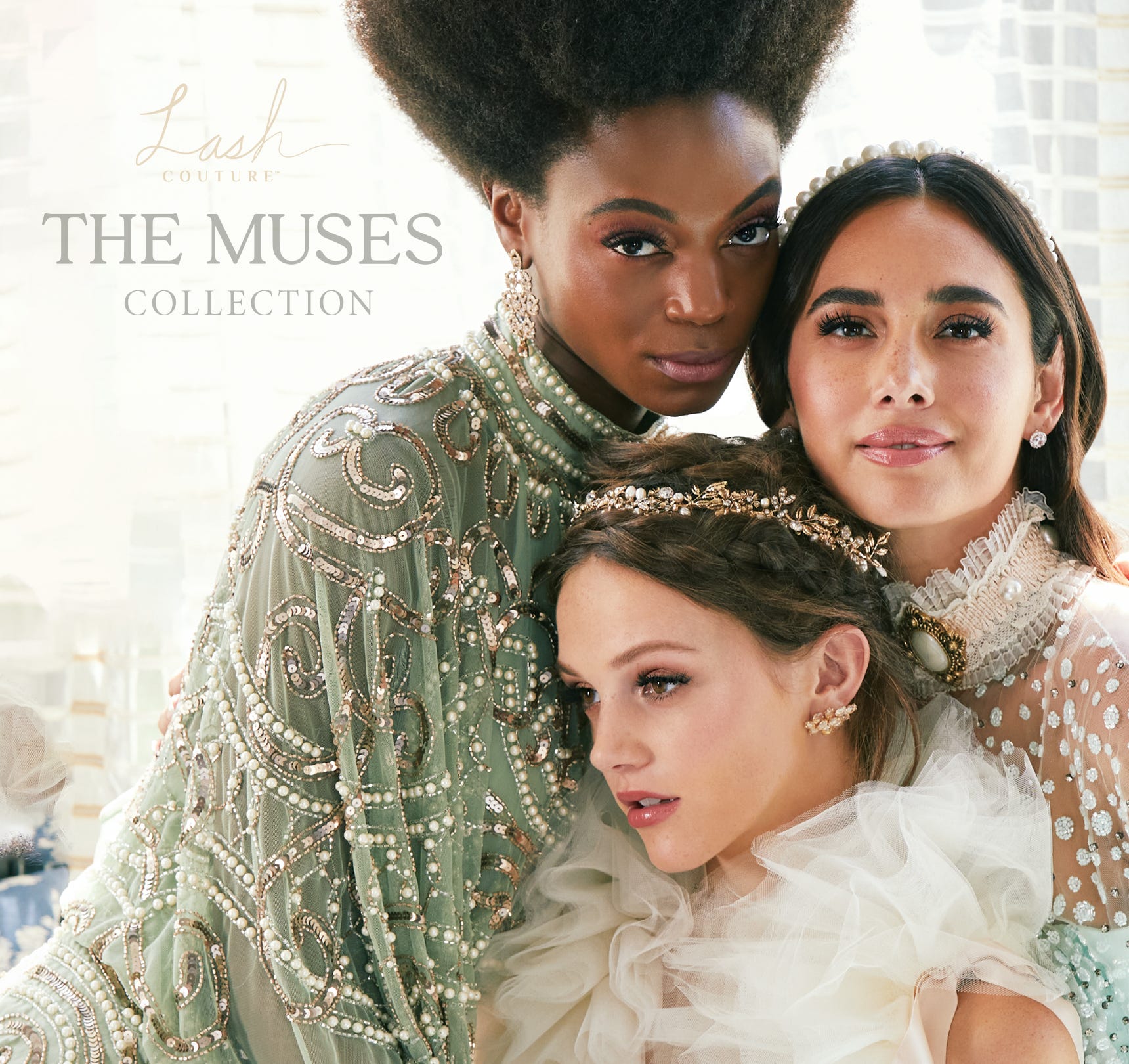 The Muses collection with three girls posing