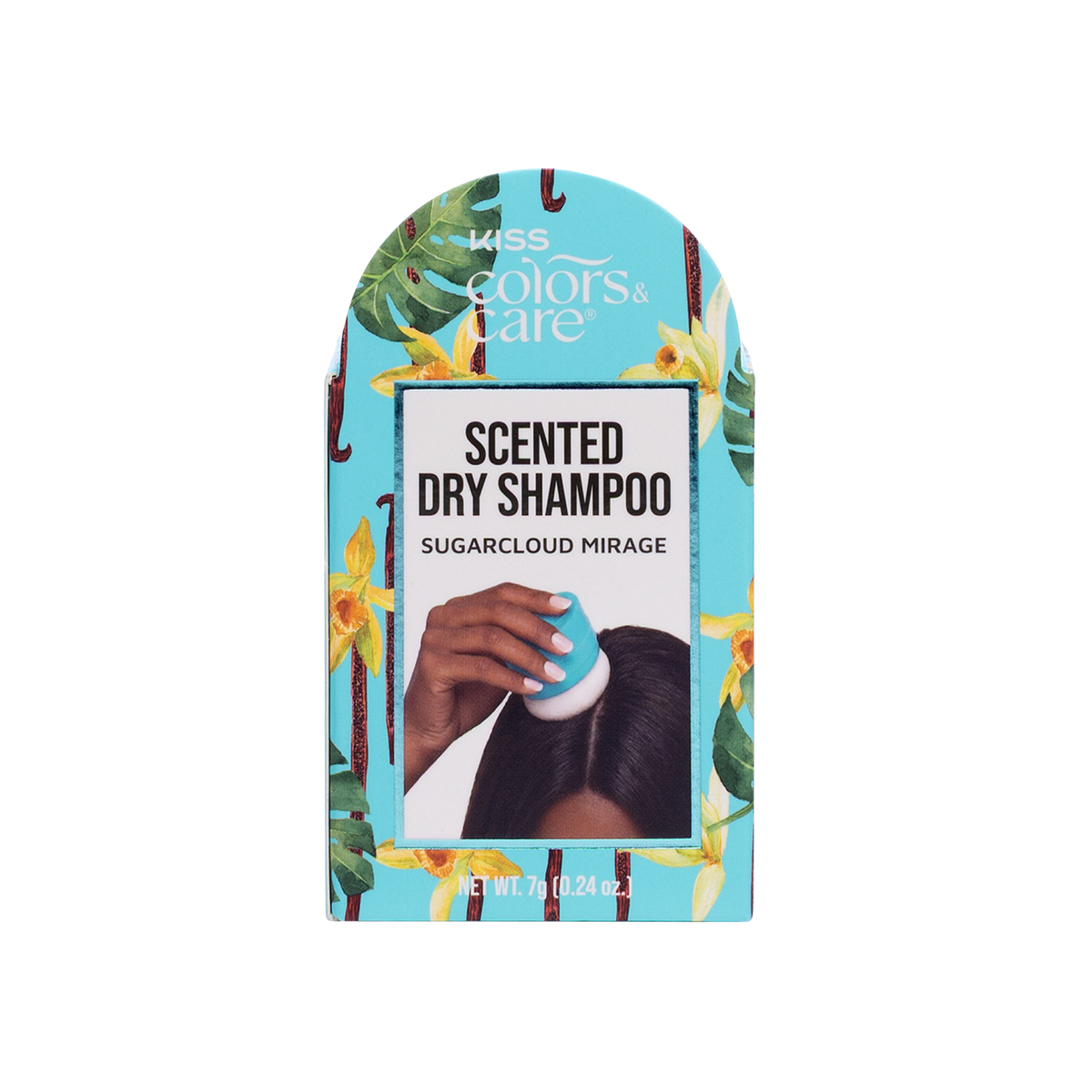 Kiss Colors &amp; Care Dry Shampoo Powder, Sugarcloud Mirage | 7g (0.24 US fl. oz), Scented Dry Shampoo, Hair Care