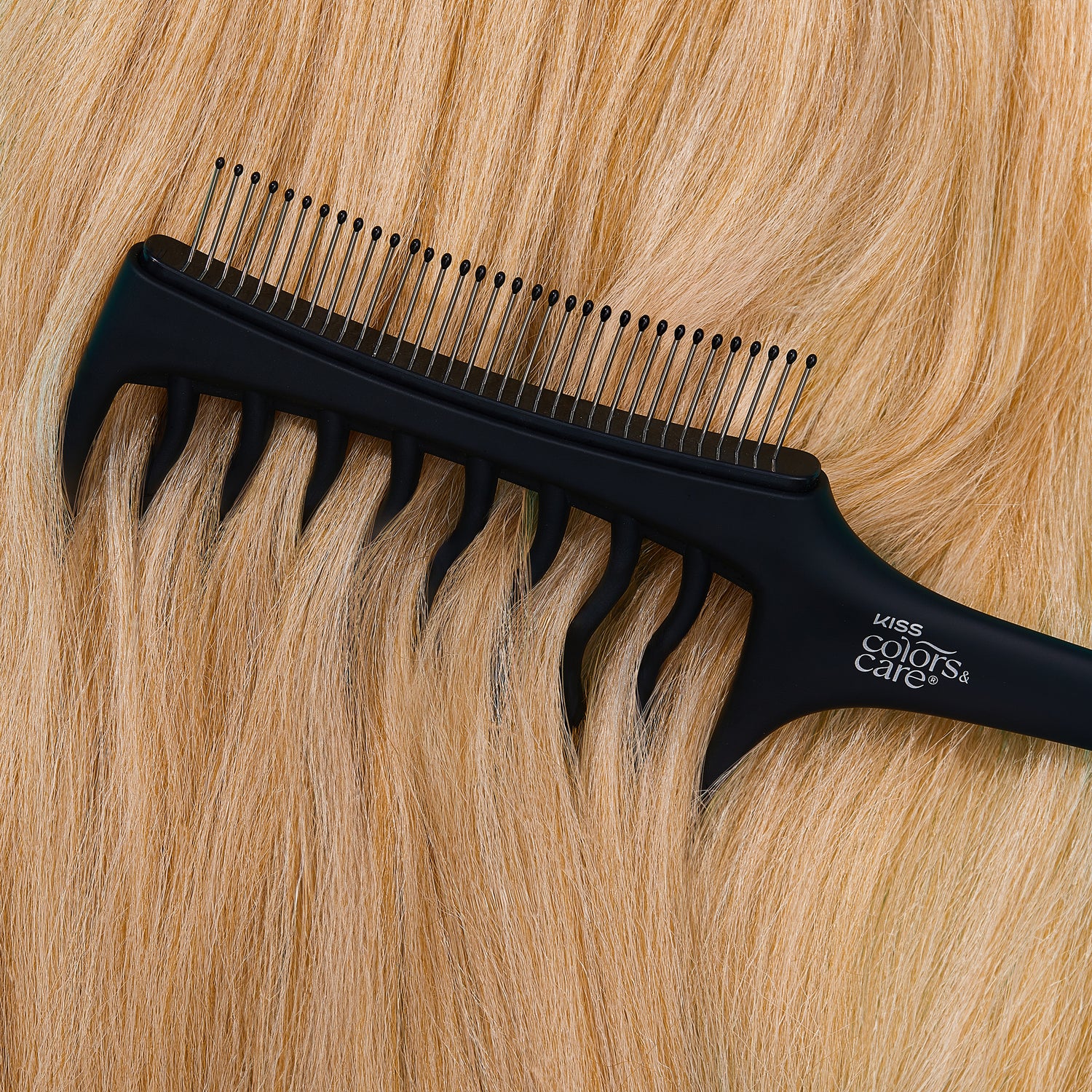 Kiss Colors &amp; Care Dual Sided Detangling Comb