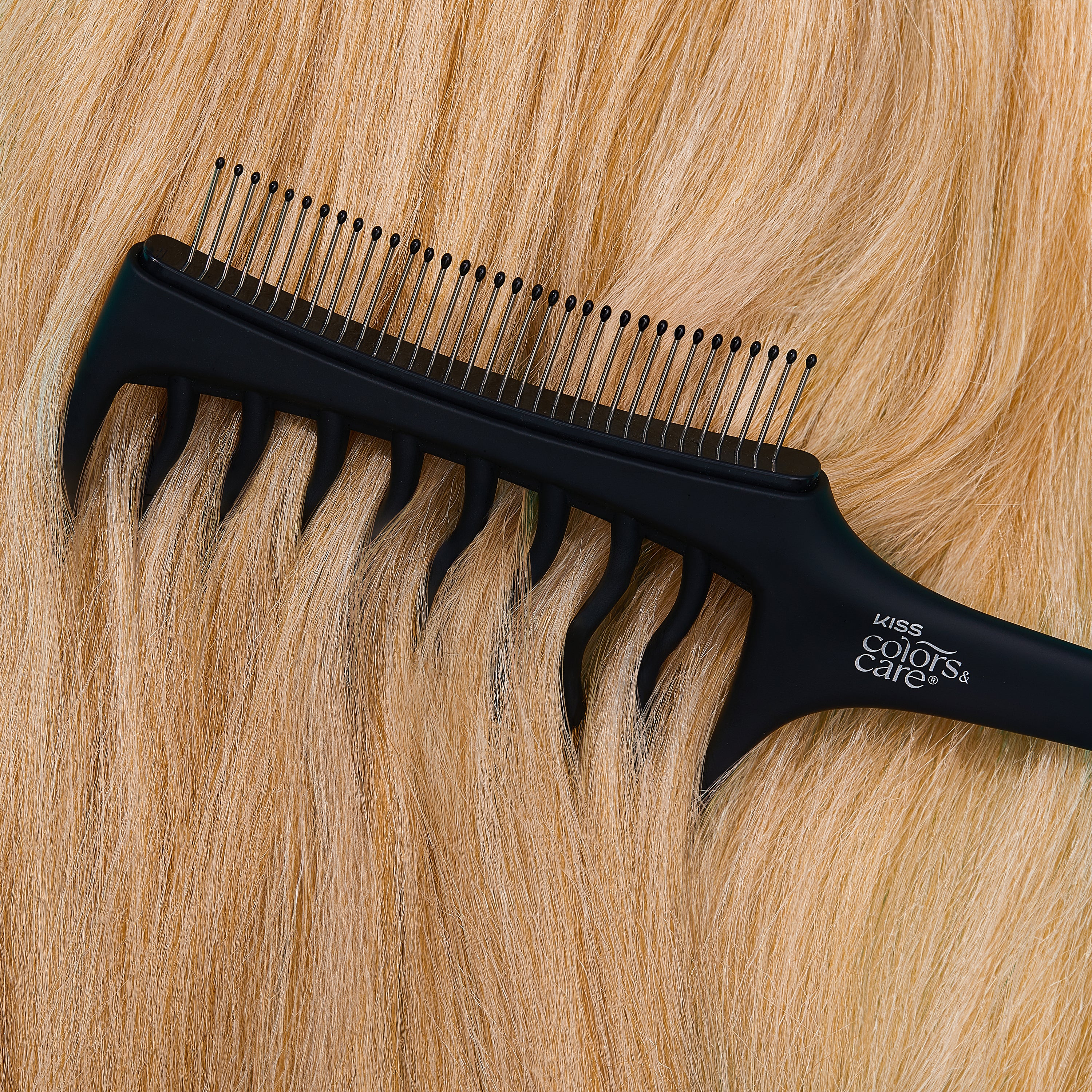 Kiss Colors &amp; Care Dual Sided Detangling Comb