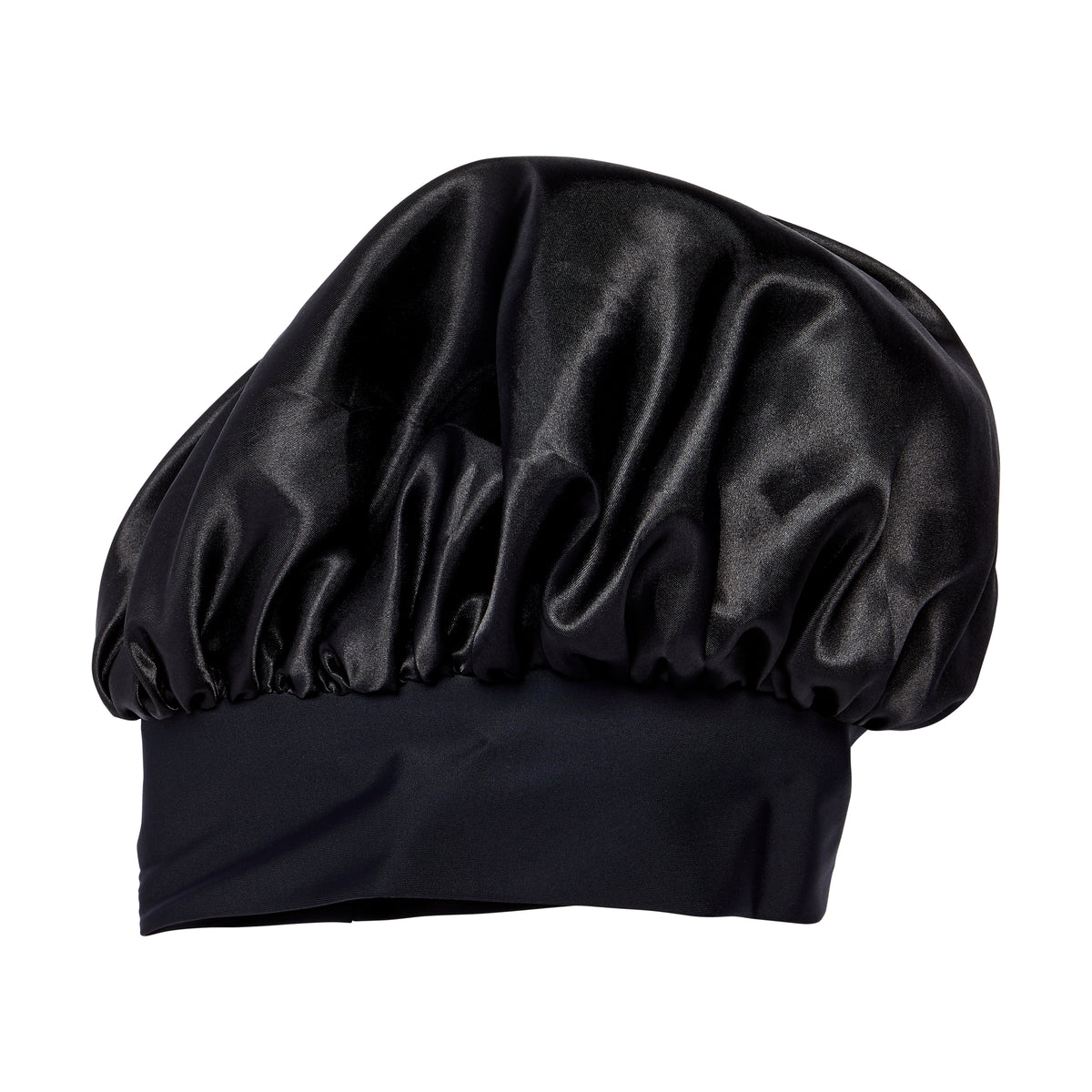 Kiss Colors &amp; Care Silky Satin Double Wear Cap, XL - Black | Reversible, Extra-Large, Silk Bonnet, Sleep Bonnet, Hair Accessories