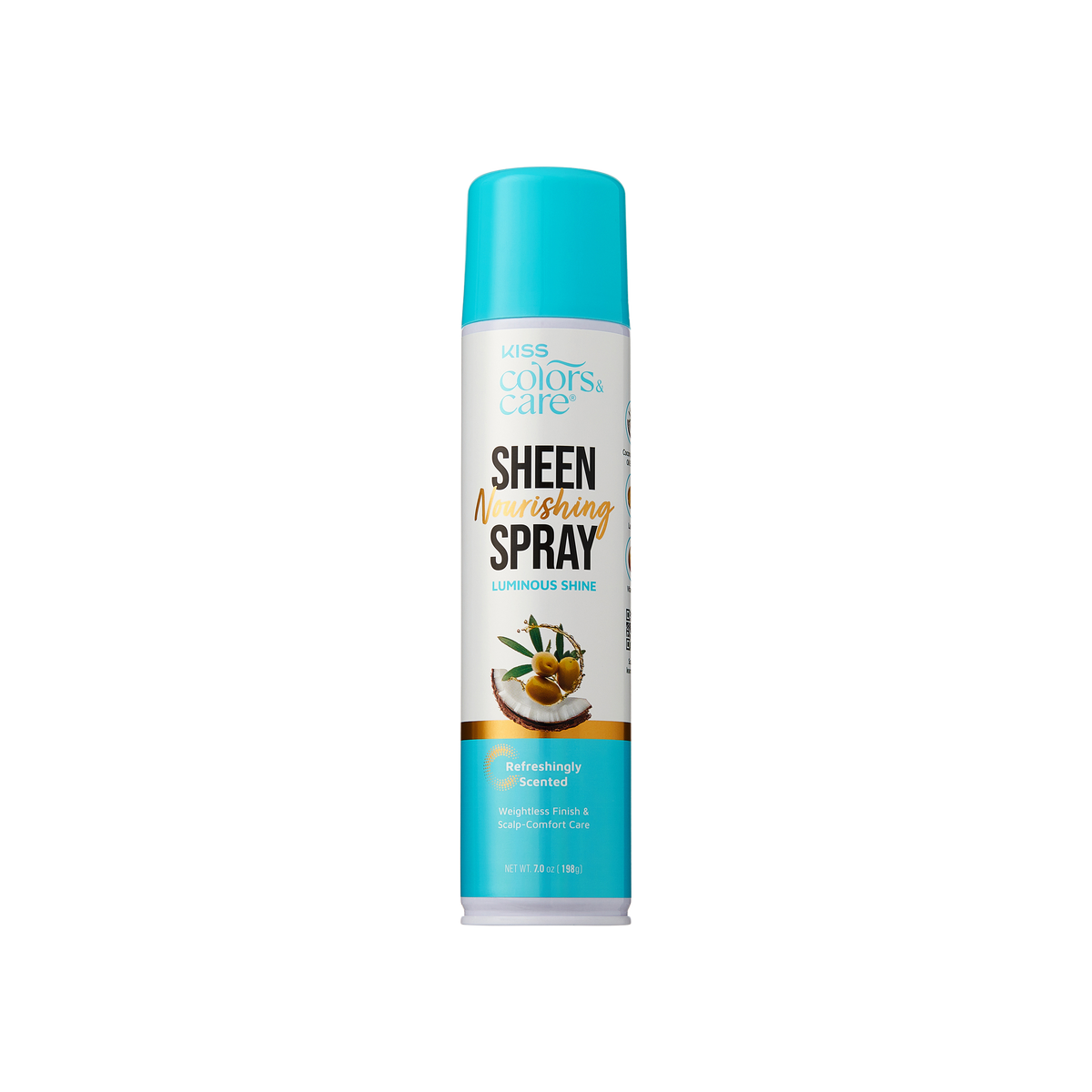 Kiss Colors &amp; Care Nourishing Sheen Spray for Luminous Shine | 7 US fl. oz, Hair Care