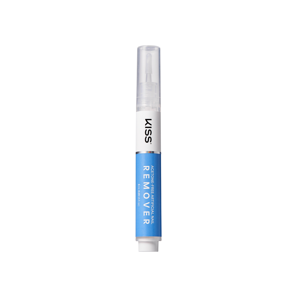 Kiss Acetone-Free Artificial Nail Remover Pen | Fake Nail Remover, Press-On Remover, Precision Tip for Gentle Removal, Non-Damaging, Vitamin E &amp; Keratin Infused, 0.2 fl. oz.