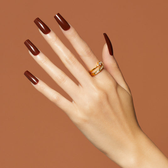KISS Gel Fantasy Sculpted Nails -  Black Cherry