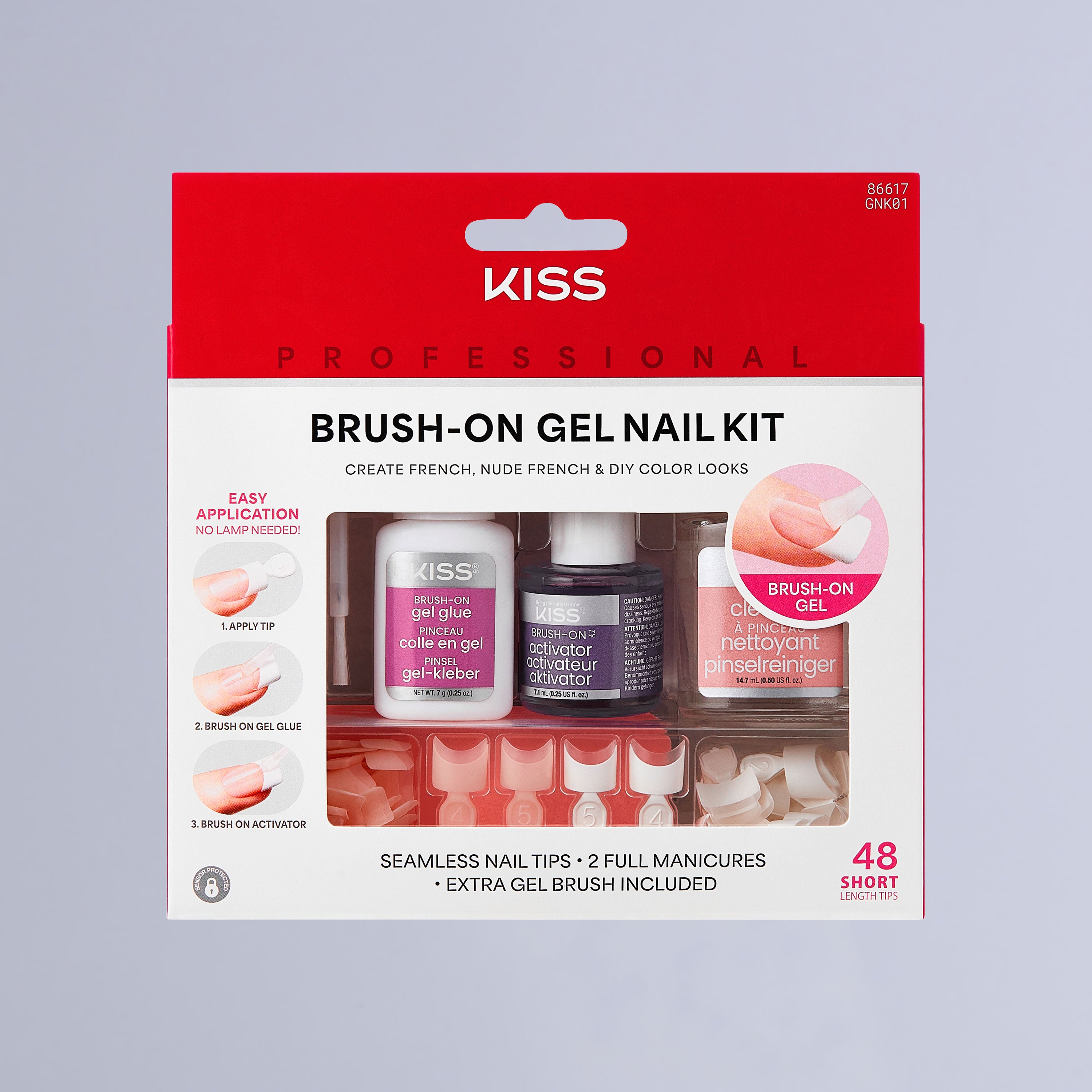 KISS BRUSH ON GEL NAIL KIT – KISS USA