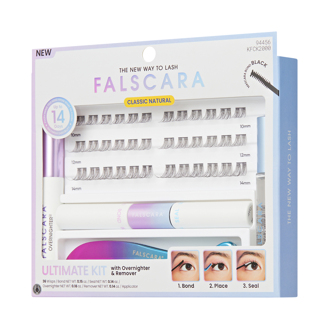 Falscara Classic Natural Special All Inclusive Ultimate Kit - 36 Lengthening Wisps