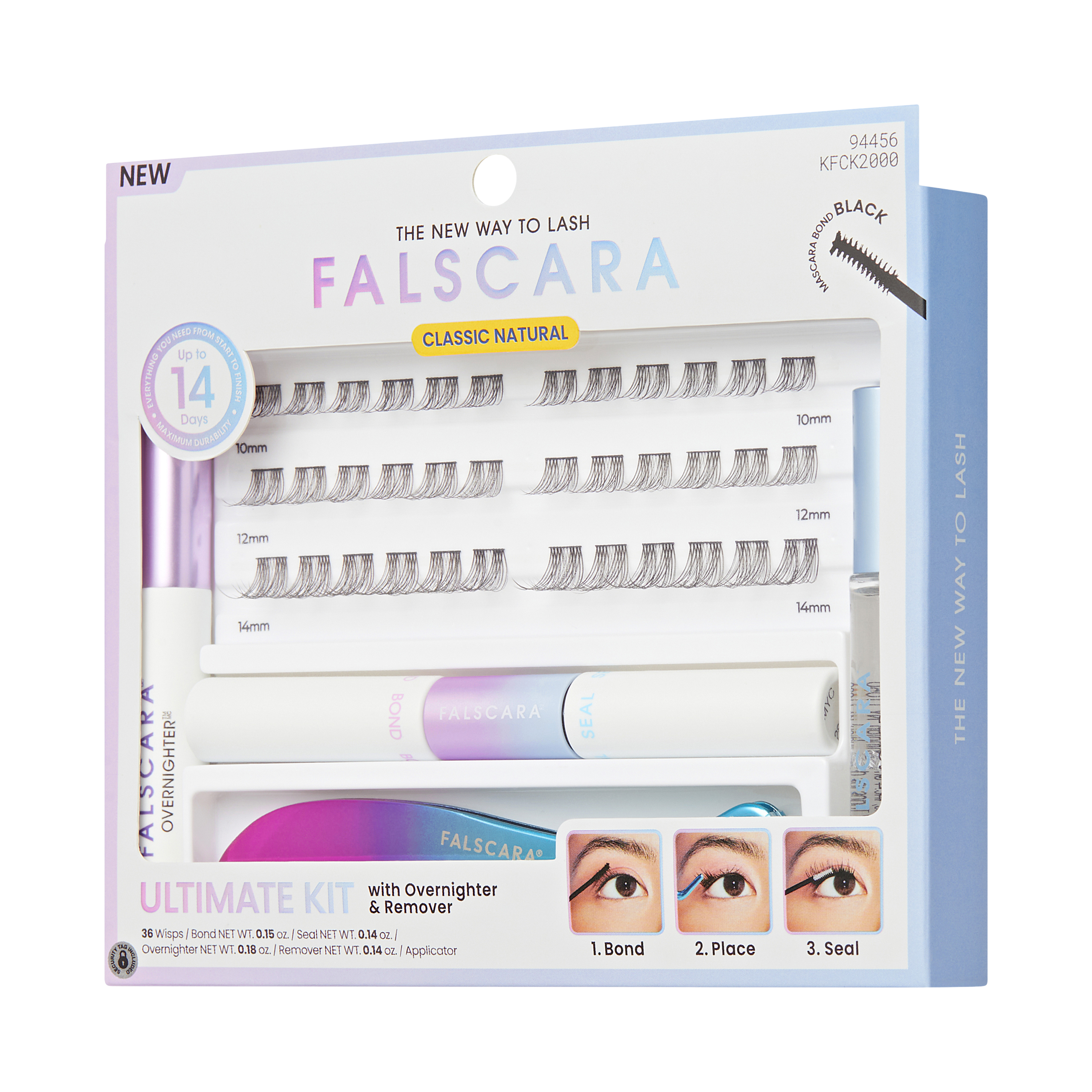 Falscara Classic Natural Special All Inclusive Ultimate Kit - 36 Lengthening Wisps