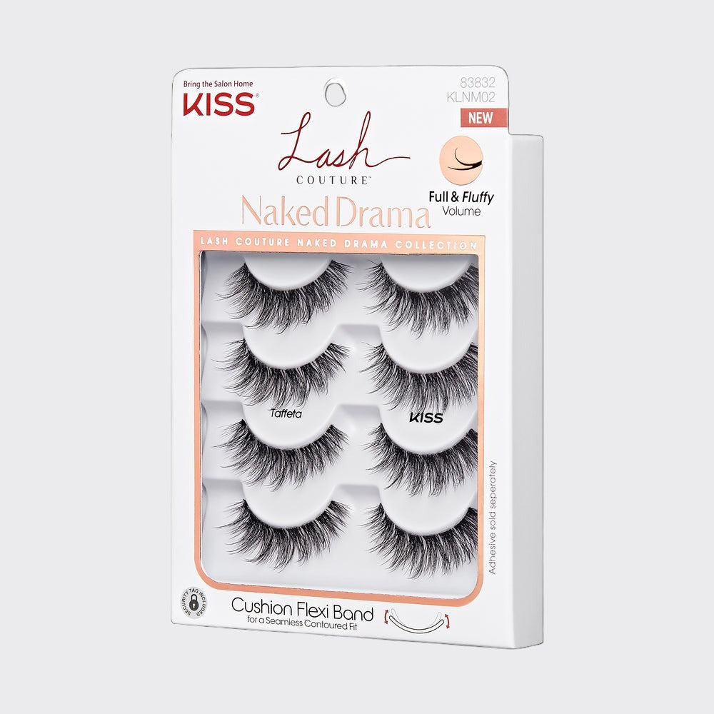 Kiss Ruffle Lashes KISS LC NAKED DRAMA MULTIPK TAFFETA – KISS USA