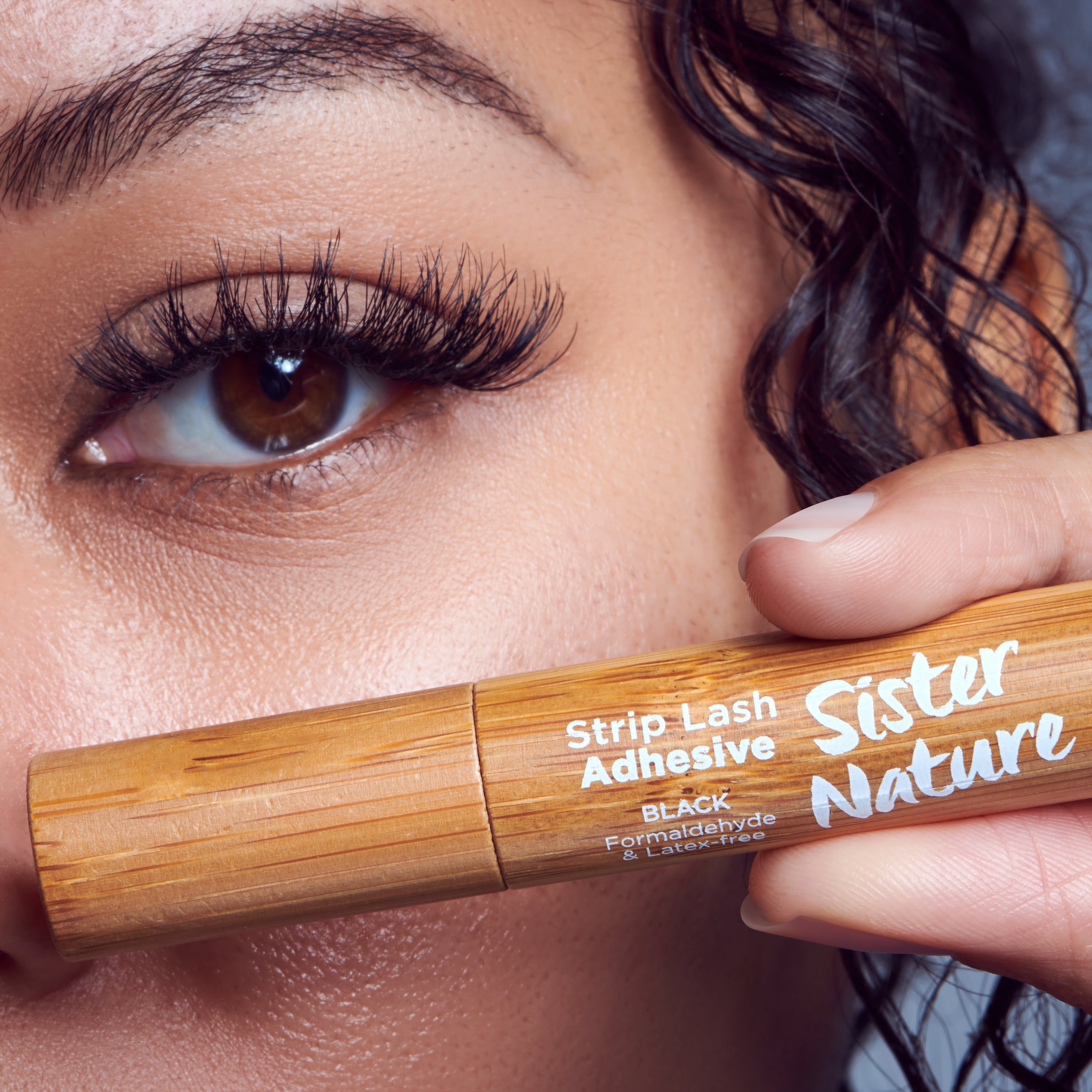 Kiss Sister Nature Strip Lash Adhesive - Black