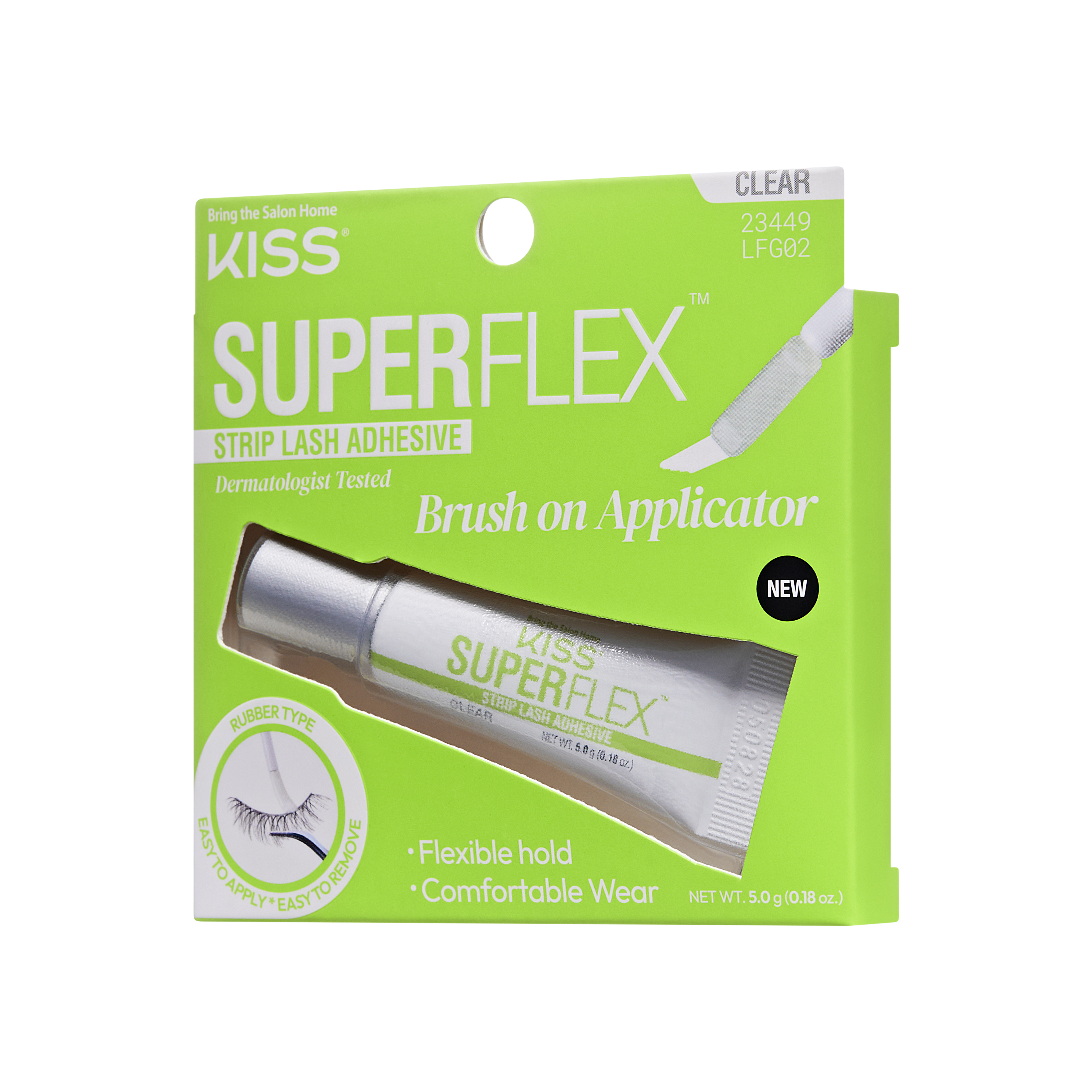Kiss Super Flex Latex Strip Lash Adhesive - Clear