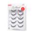 KISS So Natural False Eyelashes Shy Natural, five pairs of black, airy, fluffy lashes with a soft curl. Packaging highlights \