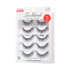 KISS So Natural false eyelashes package with five pairs of black, fluffy, soft-curl lashes labeled \
